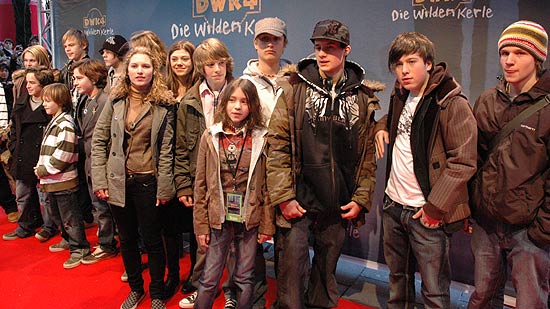 Die Wilden Kerle am roten Teppich in München am 28.01.2007 (Foto: Martin Schmitz)